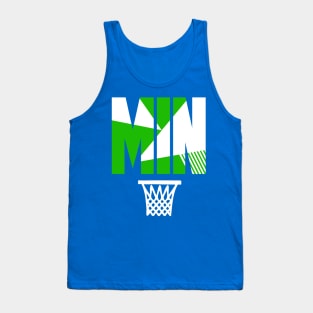 Minnesota Throwback Basketball MIN Tank Top